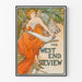 Vintage juliste The West End Review, teoksen Alfons Mucha