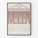 Vintage-teatteri Euripides Medea -juliste 1963