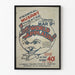 Vintage teatterijuliste The World Applauds seinäkoriste