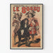 Teatterin juliste Gaîté Le Bossu seinäkoriste vintage