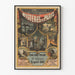 Teatteri Les Mystères de Paris - Vintage-seinäkoriste Juliste