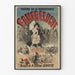 Vintage juliste Renaissance-teatterista Fanfreluche ooppera-komiikki