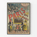 Vintage teatterijuliste Théâtre de la Renaissance Pariisista ilman Pariisia