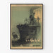 Vintage juliste Nizzan oopperateatterista La Glu
