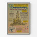 Teatterin juliste Bouffes-du-Nord Stefanoff - Vintage-seinäkoristelu Pariisi