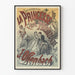 Teatterin juliste La Princesse de Trébizonde - Vintage-seinäkoristelu