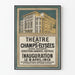 Vintage juliste Théâtre des Champs-Élysées Avenue Montaigne