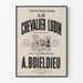 Vintage juliste Le Chevalier Lubin - Théâtre des Fantaisies Parisiennes