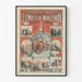 Vintage juliste Théâtre des Nations - Boulevardin yöt