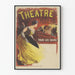 Teatteri Moderni Juliste Jokaisena Ilta - Vintage Seinäsisustus