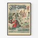 Vintage teatteri juliste La Fée aux Chèvres ooppera komedi