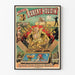 Vintage juliste Robert-Houdin-teatterista Le Nain Jaune