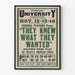 Juliste Teatteri Vintage They Knew What They Wanted