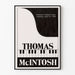 Konserttijuliste Thomas McIntoshin konserttiin Kansallisen kulttuurikeskuksen 1984