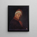 Muotokuva taiteilijasta Étienne Jeaurat 1699-1789 - Étienne Aubry — kehystetty taideteos seinällä
