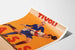 Vintage jalkapallojuliste Tivoli AS Strasbourg