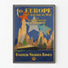 Vintage Juliste 'To Europe The American Way' United States Lines