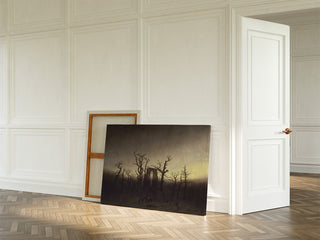 Taidetuloste | L'Abbaÿi metsässä tammipuun - Caspar David Friedrich