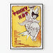 Vintage juliste 'Tommy Rot' -tyylinen art deco