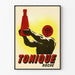 Vintage juliste Tonique Roche retrodesign