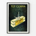 Vintage Juliste Tot' Cobra retroseinän koristeluun