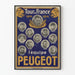 Vintage juliste Tour de France 1914 Peugeot-tiimi