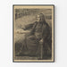 Vintage-teatterin juliste Les Misérables -kiertue Frédéric Achard