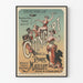 Vintage juliste Porte Maillotin konsertti - Retroseinäkoristelu