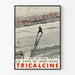 Vintage juliste Tricalcine vuoristokuurille