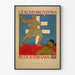 Slovakialainen vintage-aatteellinen juliste seinäkoristeluun