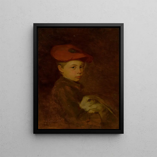 udovt Pitthordt - Boy with a Bunny.webp