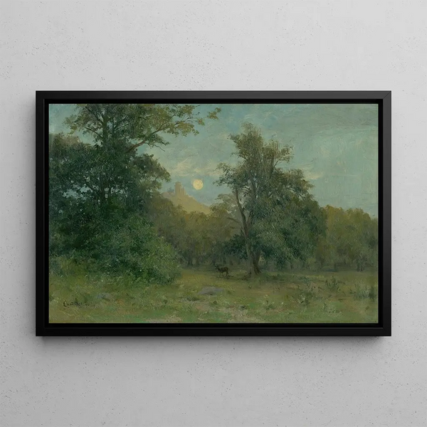 udovt ordk - Moonlit Landscape With Hrad Slanec.webp