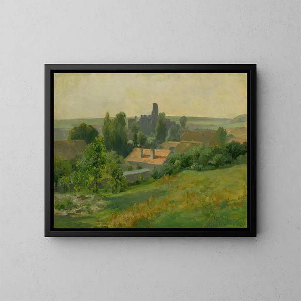 Château d'Oko - Ludovit Ordok — kehystetty taideteos seinällä