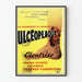 Vintage juliste Ulcéoplaque - Seinämaalaus lääketieteellinen juliste