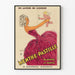 Vintage juliste Menthe-Pastille Blanche et Verte