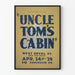 Vintage juliste Uncle Tom's Cabin Federal Theatre