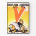 Vintage juliste yhtenäinen voiton puolesta - retro seinäkoriste Artem Legrand