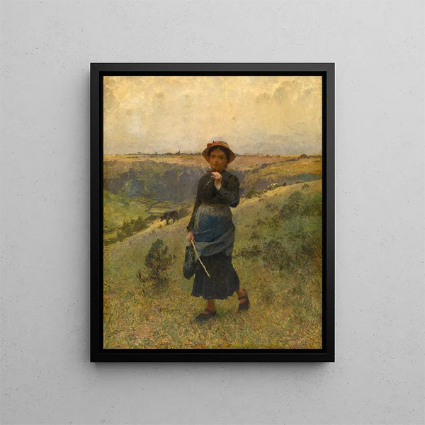variste Carpentier - Cowherd in the Ardennes.webp