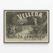 Vintage Juliste Ooppera Velleda teoksesta Ch. Lenepveu — kehystetty taideteos seinällä