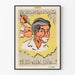 Vietnamilainen vintage-seinäkoristejuliste