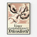 Vintagejuliste Tiedätkö Tricosterilistä - Retroseinäkäsittely sisustukseen