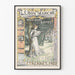 Vintagejuliste Au Bon Marché museon kirjoja 1902