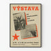 Vintage juliste näyttelystä Jugoslavian kansan vapaustaistelusta 1946