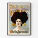 Vintage juliste Waite's Comedy Co. Belle Stevenson - Retroseinäsdecoraatio
