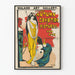 Vintage juliste taidenäyttelyn syksy Liverpool Walker Art Gallery