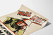 Vintagemainen sota juliste 'Ware Spies - Keep It Under Your Hat' seinäkoristeluun