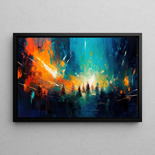 Tableau Abstrait - Convergence Chromatique
