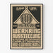 Vintage juliste WerkRing-näyttelystä Charlottenburgissa