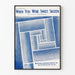 Taiteellinen juliste When You Were Sweet Sixteen - Vintage sininen seinäkoriste