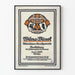 Vintage juliste taidekäsityön näyttelystä Wilnassa Minskissä 1918
